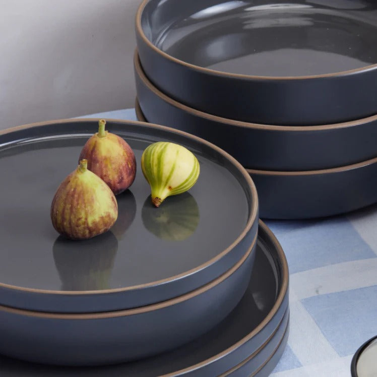 Round Pasta Bowls, Dinner Bowls (Set of 4)