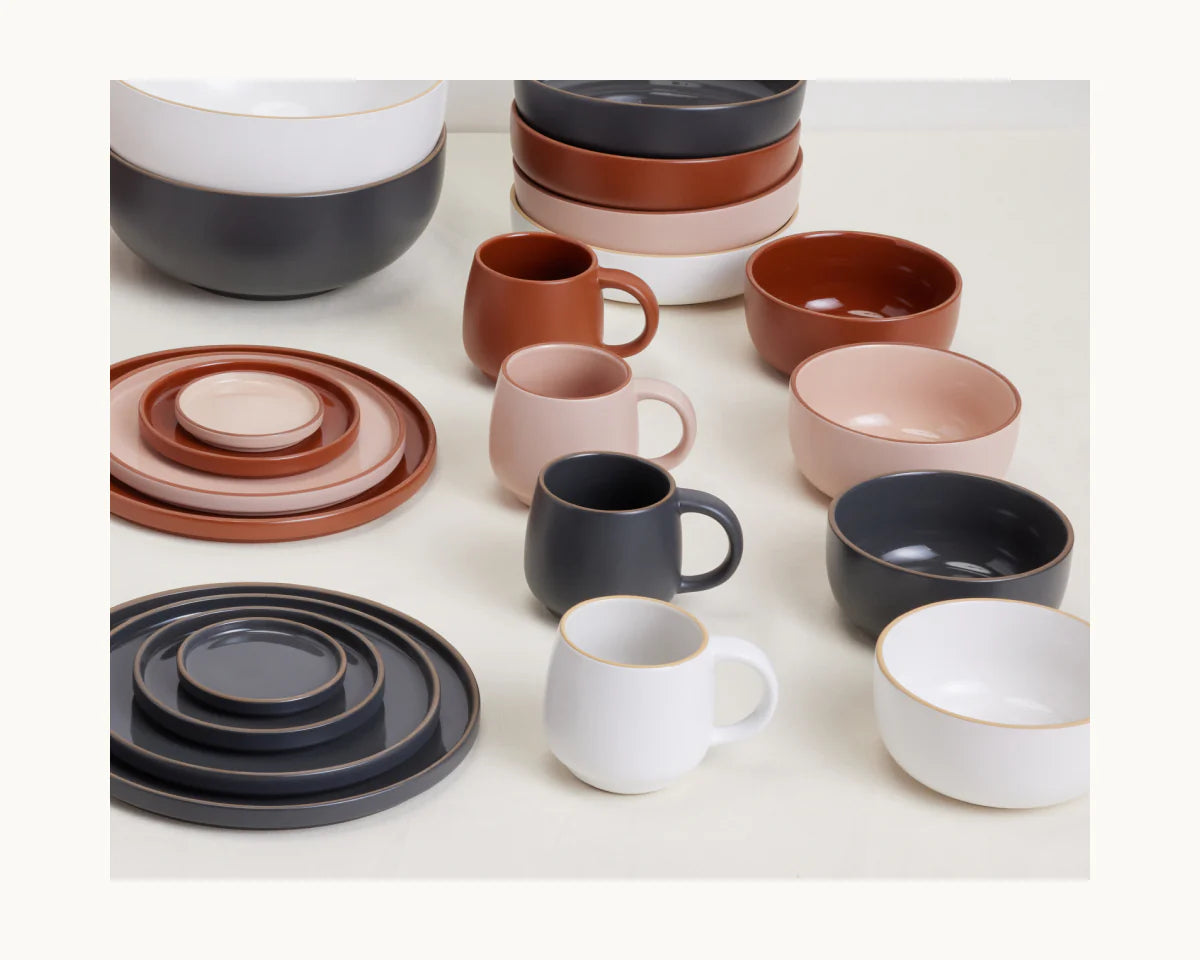 Night + Day Coffee Mugs Set of 4, Cups with Handles, Tea Cups