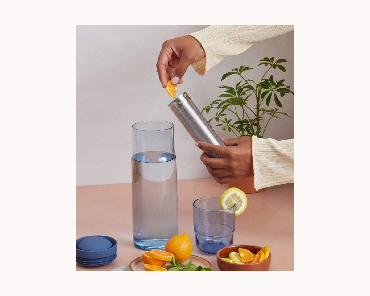 Night + Day Water Carafe 360° brew infuser Carafe wine aerator
