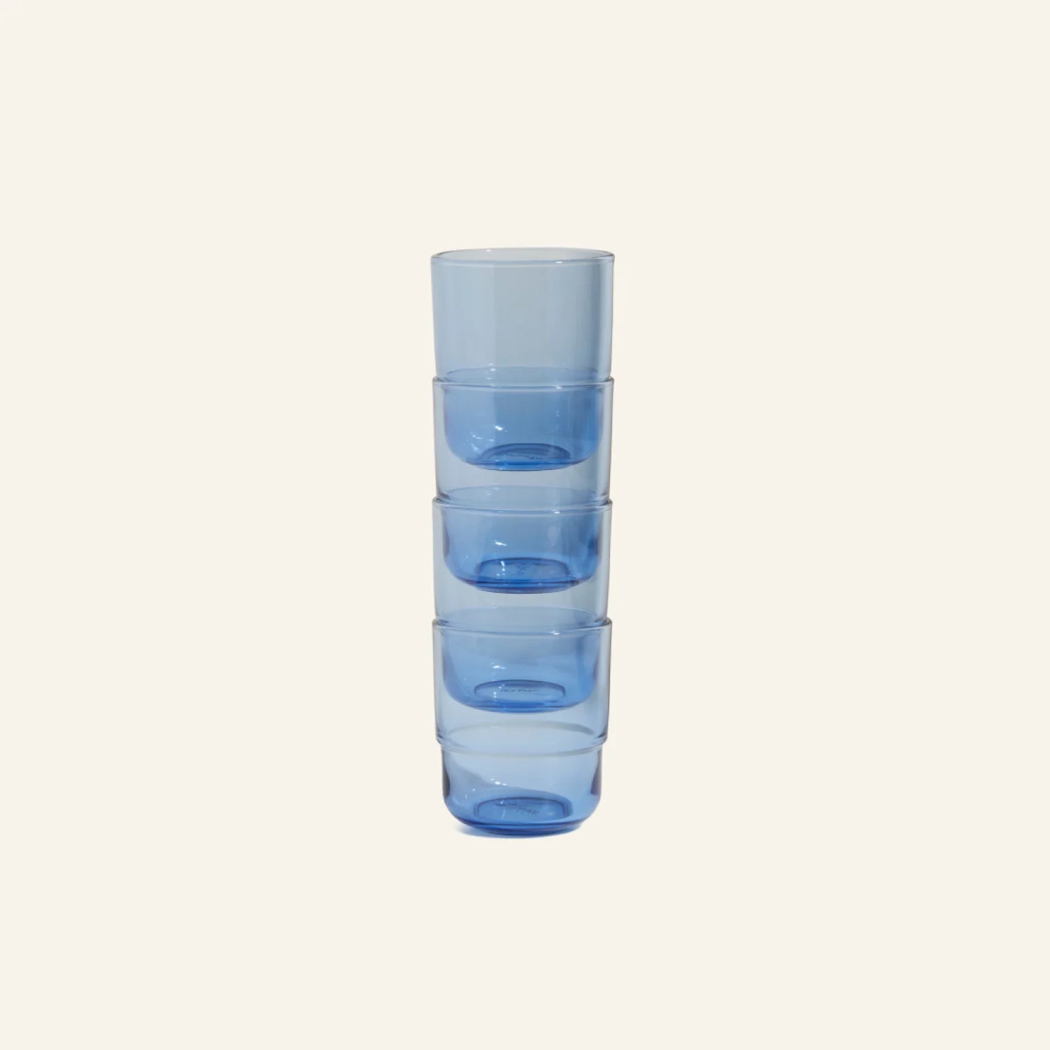 Short Night + Day Glasses Small Glass Tumblers Glassware Decorations Accessories