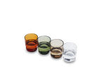 Short Night + Day Glasses Small Glass Tumblers Glassware Decorations Accessories