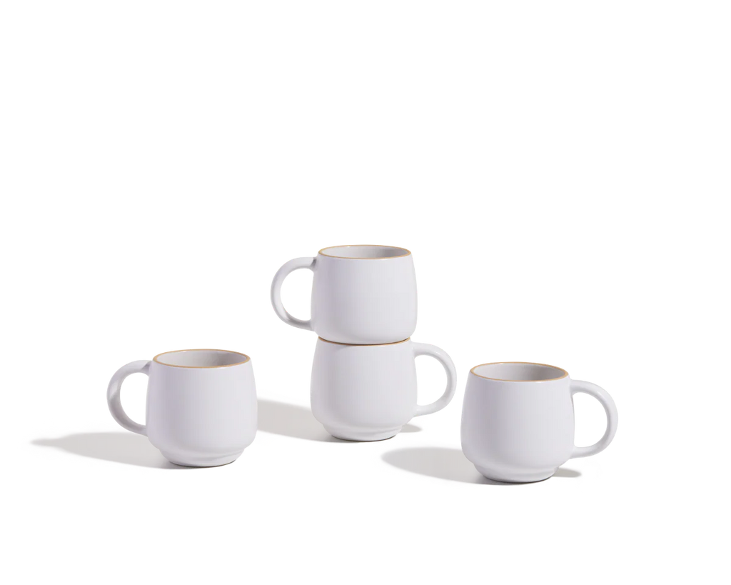 Night + Day  Coffee Mugs Set of 4, Cups with Handles, Tea Cups