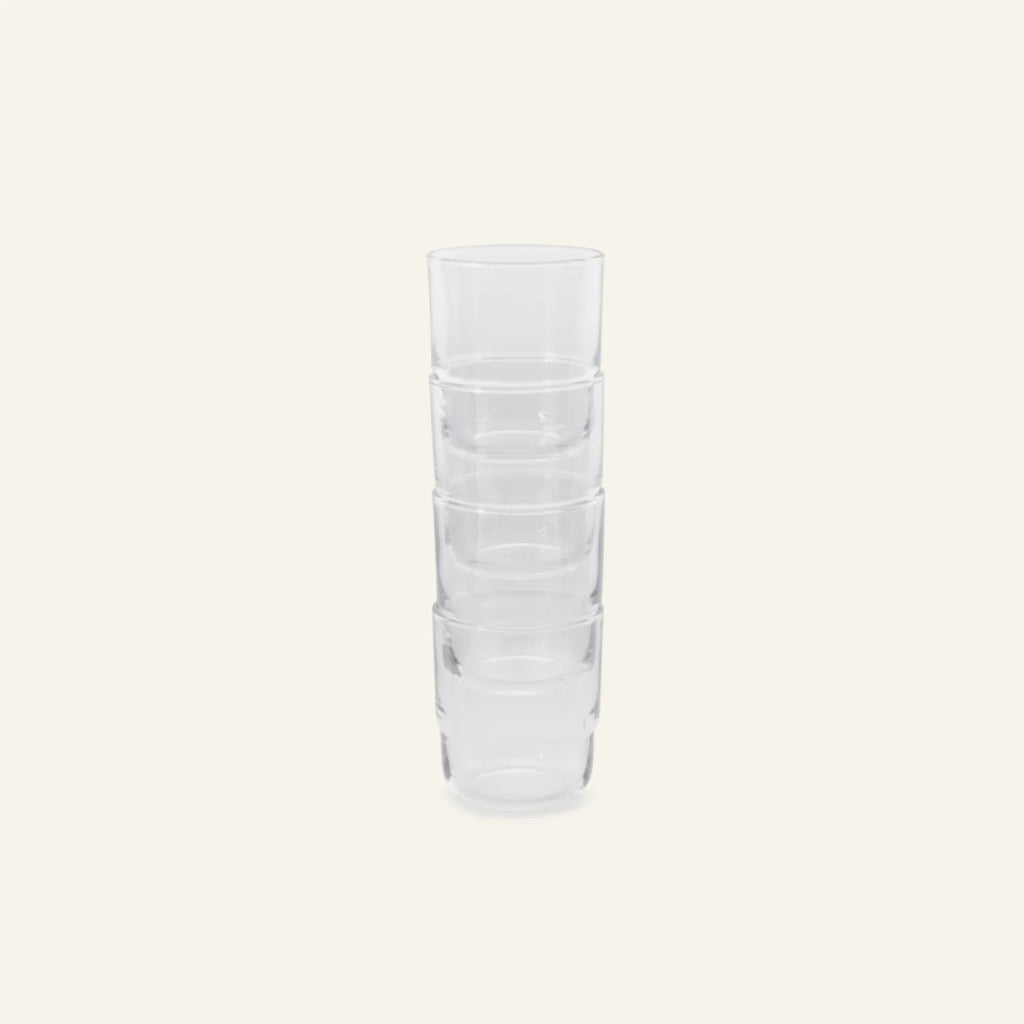 Short Night + Day Glasses Small Glass Tumblers Glassware Decorations Accessories