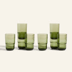 Tall Night + Day Glasses Tumblers Glassware Decorations All Purpose Tumblers
