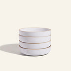 Round Pasta Bowls, Dinner Bowls (Set of 4)
