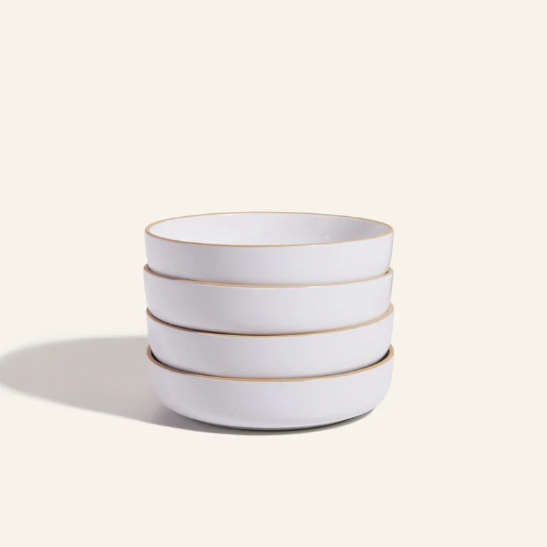 Round Pasta Bowls, Dinner Bowls (Set of 4)