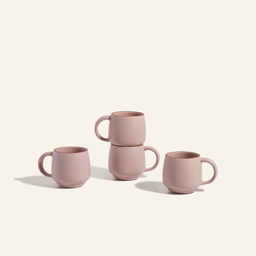 Night + Day  Coffee Mugs Set of 4, Cups with Handles, Tea Cups