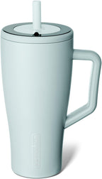 BrüMate Tumbler with Handle and Straw | 100% Leakproof Insulated Tumbler with Lid and Straw | Cup Holder Friendly Base