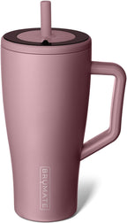BrüMate Tumbler with Handle and Straw | 100% Leakproof Insulated Tumbler with Lid and Straw | Cup Holder Friendly Base