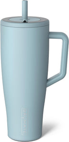 BrüMate Tumbler with Handle and Straw | 100% Leakproof Insulated Tumbler with Lid and Straw | Cup Holder Friendly Base