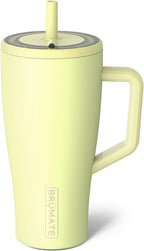 BrüMate Tumbler with Handle and Straw | 100% Leakproof Insulated Tumbler with Lid and Straw | Cup Holder Friendly Base