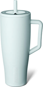 BrüMate Tumbler with Handle and Straw | 100% Leakproof Insulated Tumbler with Lid and Straw | Cup Holder Friendly Base