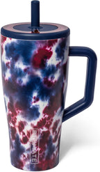 BrüMate Tumbler with Handle and Straw | 100% Leakproof Insulated Tumbler with Lid and Straw | Cup Holder Friendly Base