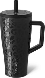 BrüMate Tumbler with Handle and Straw | 100% Leakproof Insulated Tumbler with Lid and Straw | Cup Holder Friendly Base