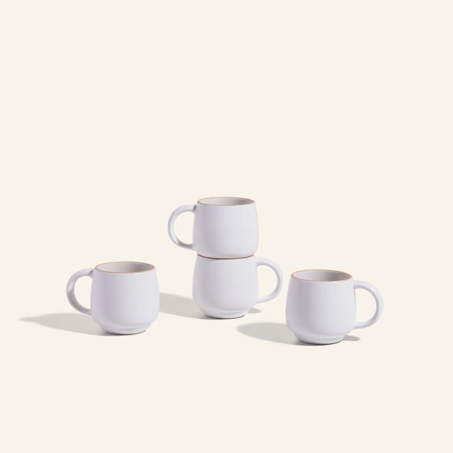 Night + Day  Coffee Mugs Set of 4, Cups with Handles, Tea Cups
