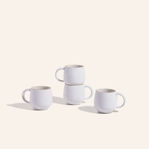 Night + Day  Coffee Mugs Set of 4, Cups with Handles, Tea Cups