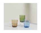 Short Night + Day Glasses Small Glass Tumblers Glassware Decorations Accessories