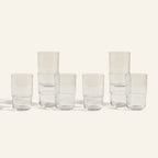 Tall Night + Day Glasses Tumblers Glassware Decorations All Purpose Tumblers