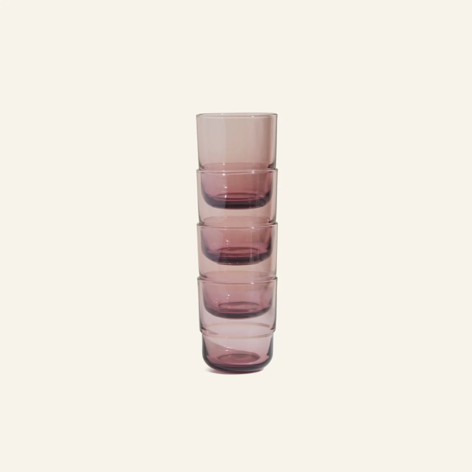 Short Night + Day Glasses Small Glass Tumblers Glassware Decorations Accessories