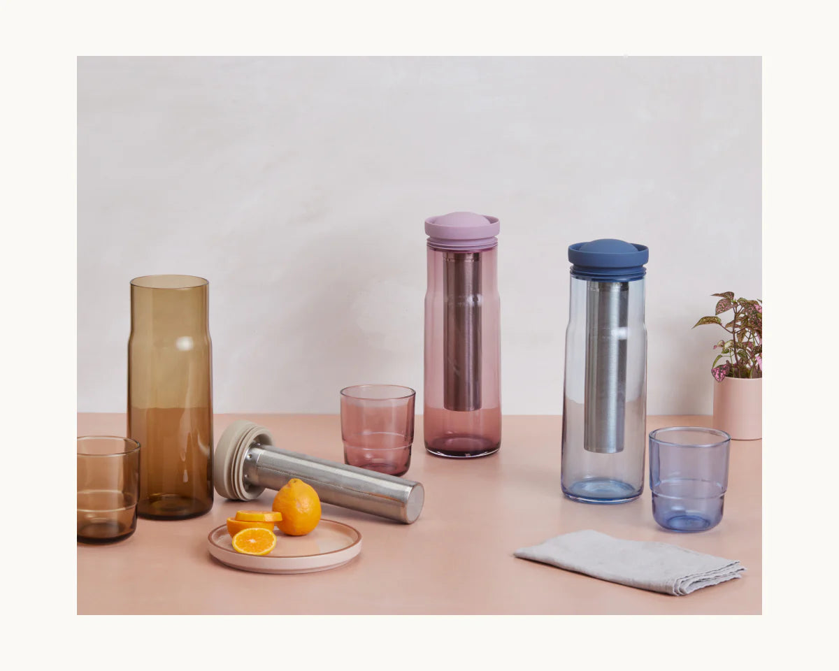 Night + Day Water Carafe 360° brew infuser Carafe wine aerator