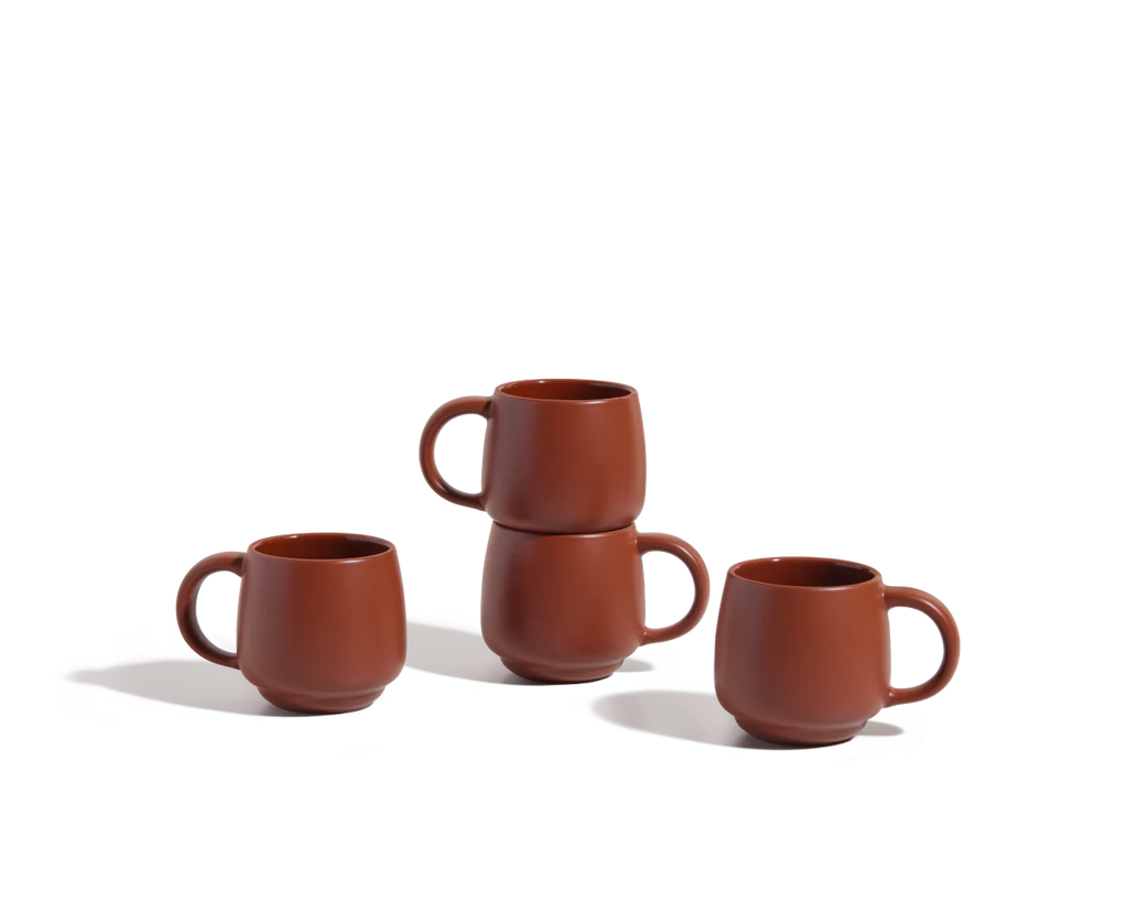 Night + Day  Coffee Mugs Set of 4, Cups with Handles, Tea Cups
