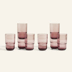 Tall Night + Day Glasses Tumblers Glassware Decorations All Purpose Tumblers