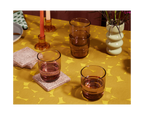 Short Night + Day Glasses Small Glass Tumblers Glassware Decorations Accessories