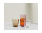 Short Night + Day Glasses Small Glass Tumblers Glassware Decorations Accessories