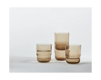Short Night + Day Glasses Small Glass Tumblers Glassware Decorations Accessories